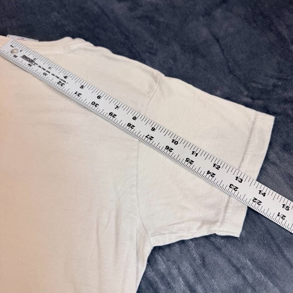 Vtg Ran Tees Women's Palm Beach FL T-Shirt Sz L Peach Made in USA Used Retro - Picture 10 of 10